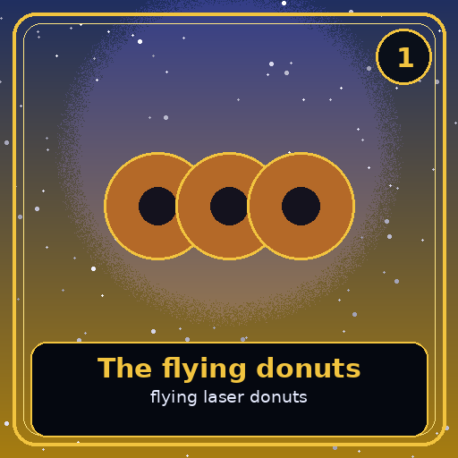 The flying donuts