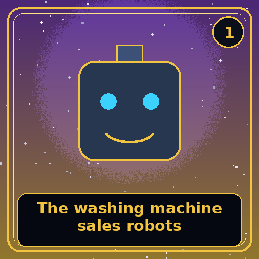 The washing machine sales robots